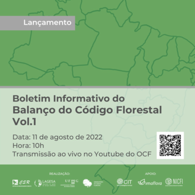 Brasil tem 20 milhões de hectares de vegetação a ser restaurada dentro de imóveis rurais